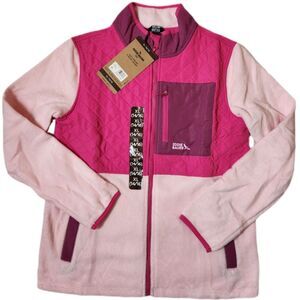 Eddie Bauer Kids Polar Fleece Jacket XL 14/16 Vintage Pink NWT